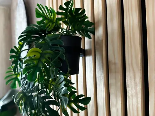 Blumentopfhalter für Aukustikpaneele