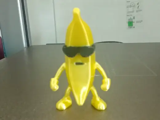 Banana gold strumbleguys keychain/decor