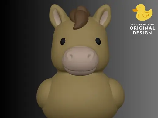 HORSE RUBBER DUCK