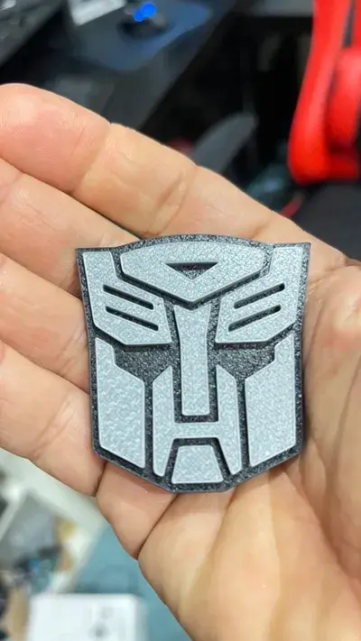 Transformer Autobot logo magnetic