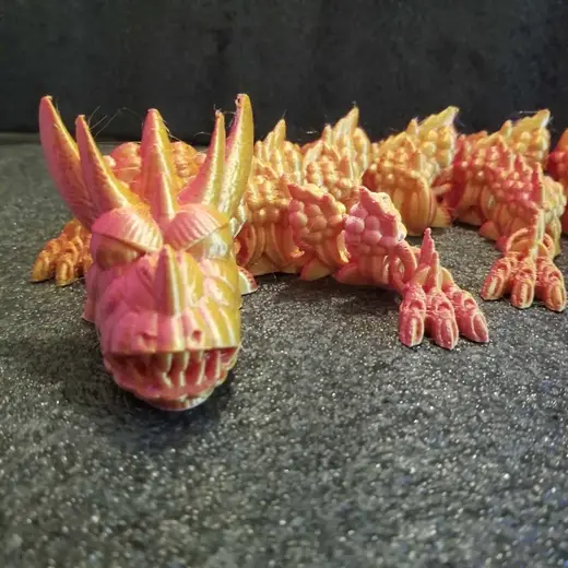 Shakaworld3D Bumpy Crawler Dragon