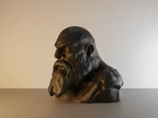 Dwarf head bust