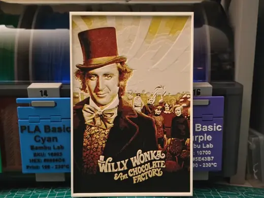 Willy Wonka & the Chocolate Factory - Hueforge Art