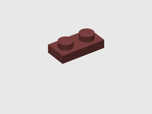 LEGO0 Brick 1x2 plate - 3023 / 28653
