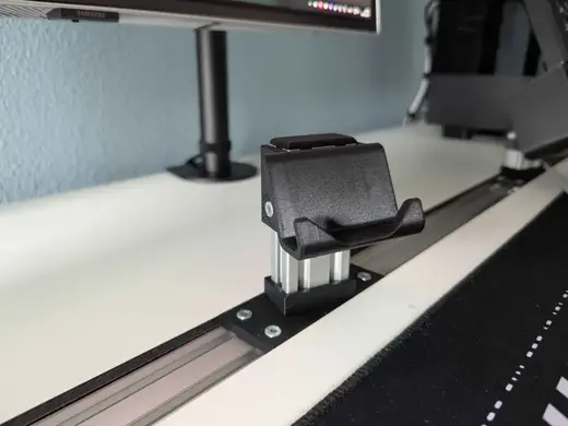 Phone stand for aluminum extrusion
