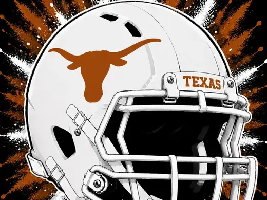 NCAA University of Texas Clock Face