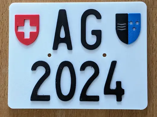 License Plate AG 2024