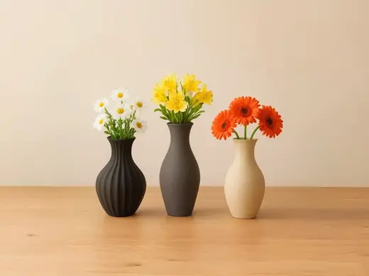 Unique Vase Trio