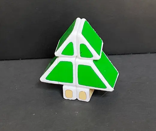 Christmas Tree 1x2x3 Rubik's Cube Puzzle