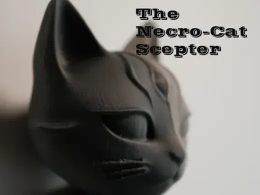 The Necro-Cat Scepter (Dark Fantasy Edition)