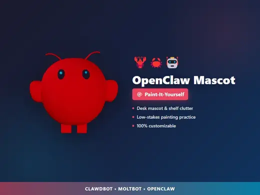 Clawdbot / Moltbot / OpenClaw Mascot