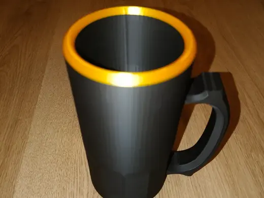 Simple beer mug