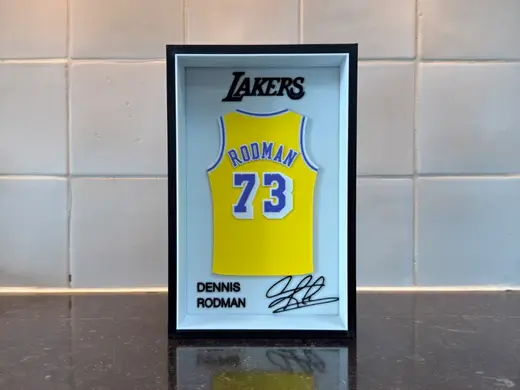 Dennis Rodman - LA Lakers - Jersey Frame