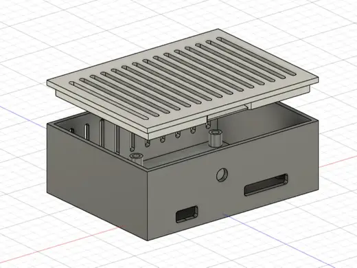 ESP32 (wroom) + dual channel relay module case