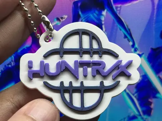 Huntrix Keychain from Kpop Demon Hunters