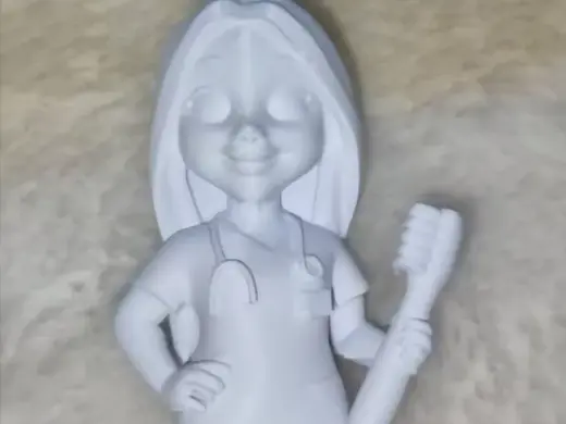 Llavero Mujer dentista
