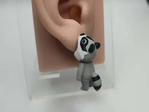 Raccoon Chomper Earrings