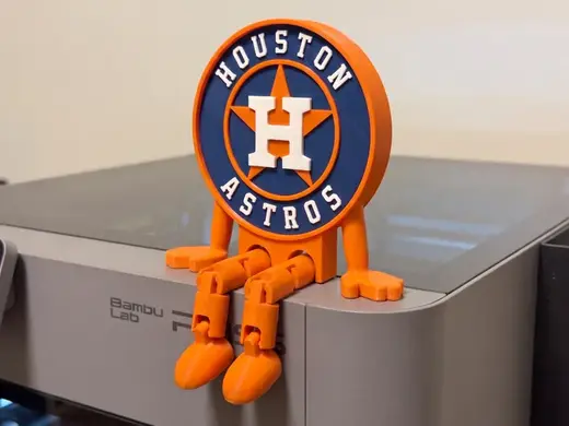 Houston Astros Buddy (Articulated Flexi Legs)