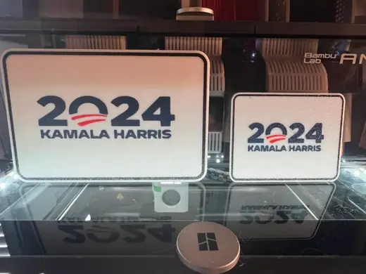 Harris 2024 Sign and Fridge Magnet