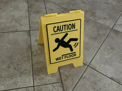 Sign Home Wet Floor