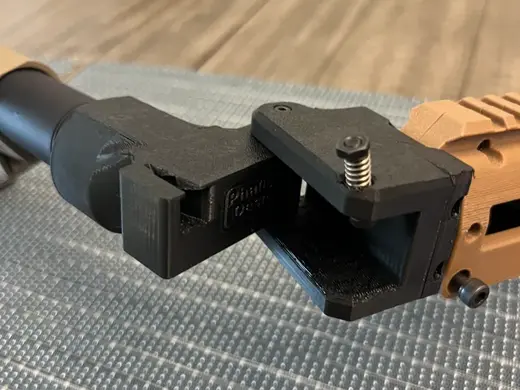 Folding Brace Adapter - Picatinny to Buffer Tube