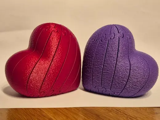 Heart Shaped Twisty Fidget Slider