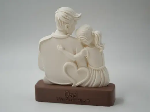 Dad & Daughter Figurine – Father's Day Gift