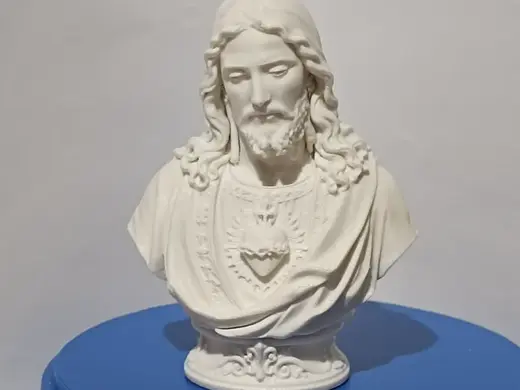 Busto Gesu con cuore