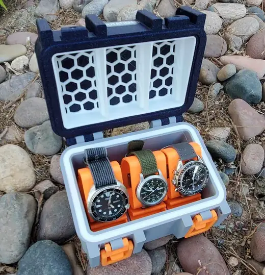 Gridfinity 3x2 Watch Case (12U)