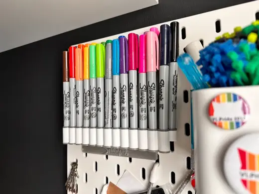 IKEA Skadis _ 26+1 Sharpie Holder