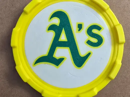 COASTER MASTER INSERT - OAKLAND ATHLETICS