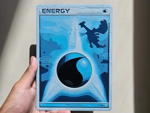 Water Energy Call of Legends Pokemon Hueforge