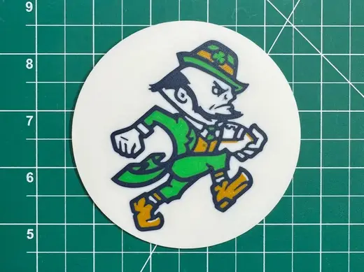 Notre Dame Leprechaun 2025 Sign / Coaster