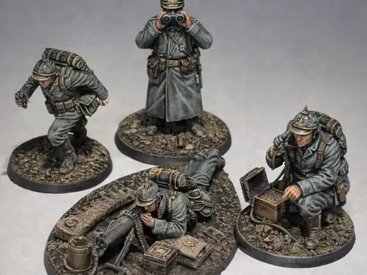 1418 jeu de guerre 32mm DND part 6 allemand 9 a 13