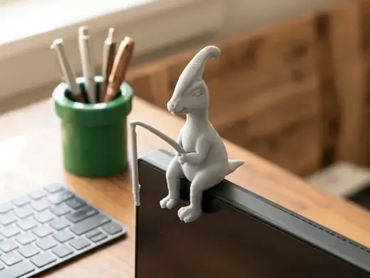 Dinosaur Parasaurolophus Monitor Buddy