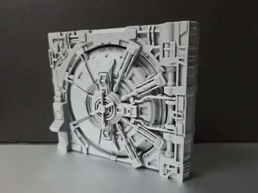 Sci-Fi diorama - Shelter Blast-Proof Door