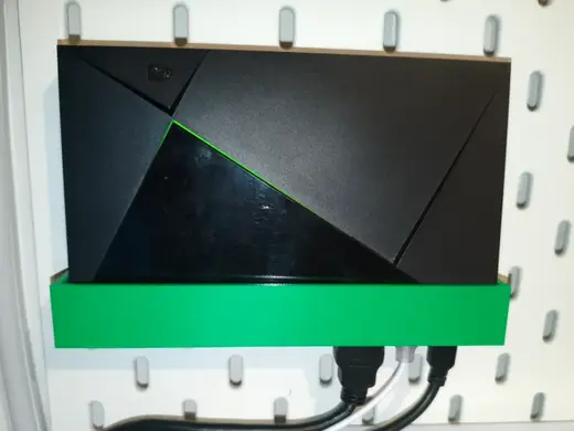 Suporte Ikea Skadis para Nvidia Shield TV Pro