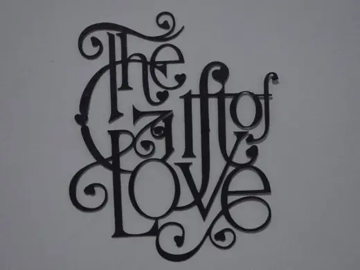 The gift of love wall art