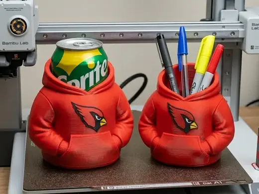 AZ CARDINALS HOODIES - PEN HOLDER AND CAN COOLER