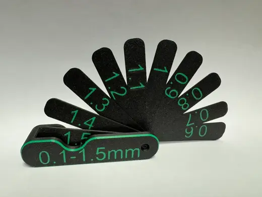 thickness gauge tool Fühlerlehre