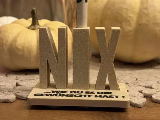 Wenn man sich "NIX" wünscht - Geldgeschenk B-Day