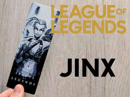 Marcapáginas Jinx League of Legends