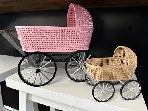 Vintage Baby Carriage Decor