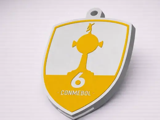Abre latas llavero parche campeón 6 Libertadores