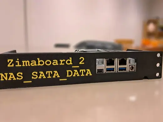 Zimaboard2 10inch 1U SATA Expansion Panel