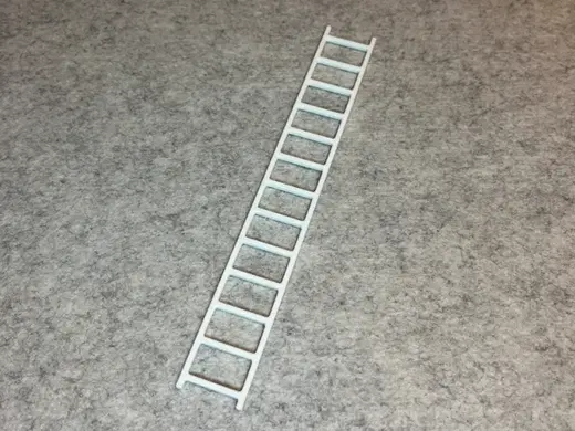 Ladder for dollhouse / miniature house scale 1:18