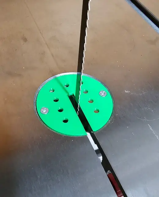 Plastic guide for belt saw METABO BAS261