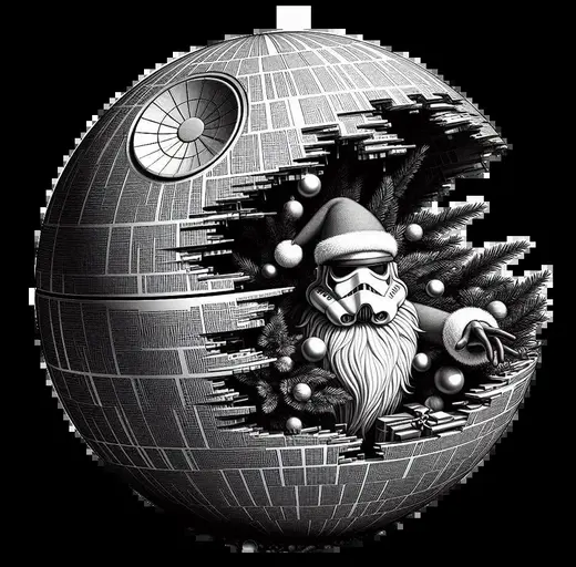 Christmas Bauble 4 Hueforge Weihnachtskugel