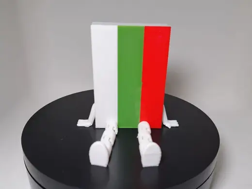 Flag of Bulgaria with flexi legs