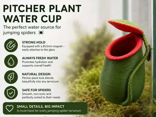 Pitcher Plant Water Cup – Magnetischer Wassernapf